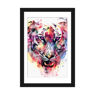 « eye of the tiger », impression sur toile