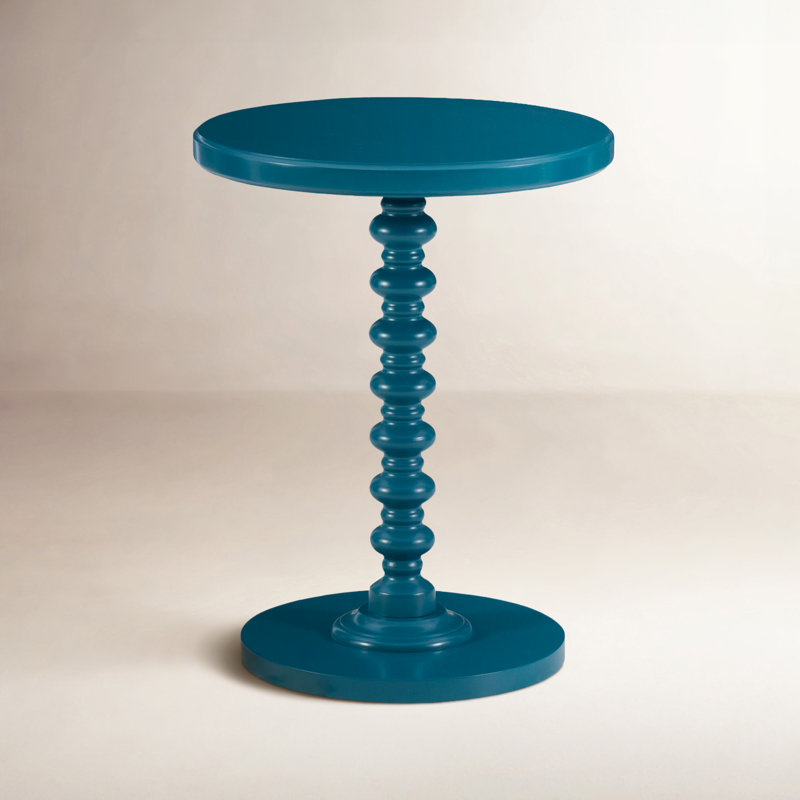 Fiama End Table, Dark Teal, 22.25" H x 17" W x 17" D