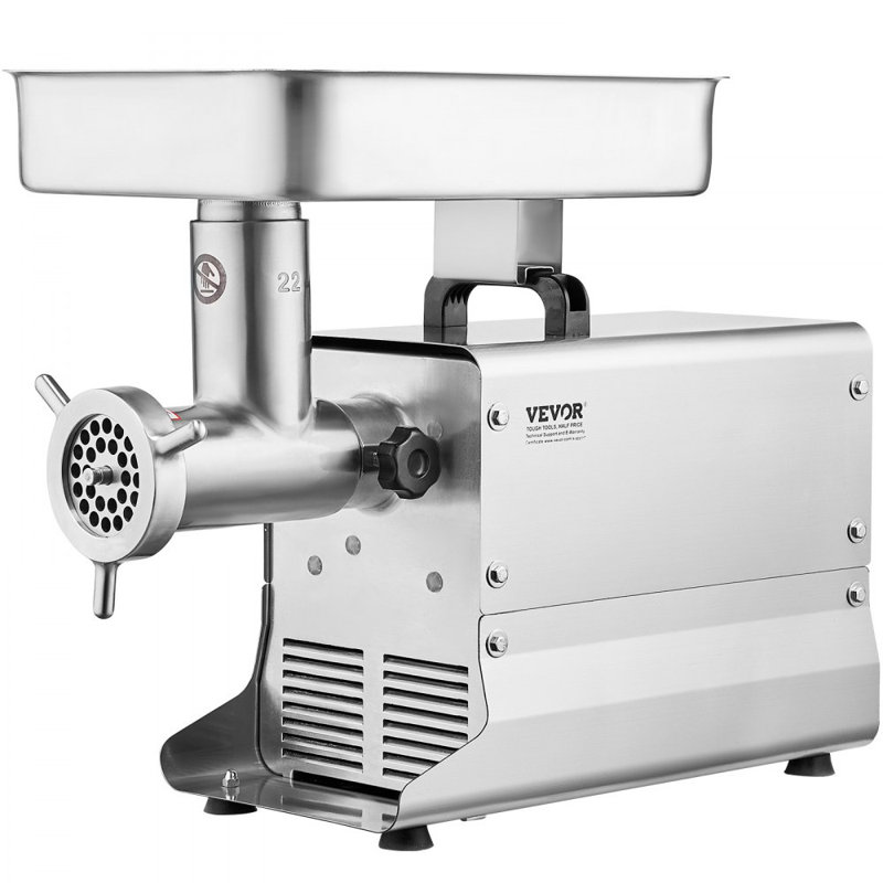 Hachoir à viande commercial commercial 13 lb / min, H 19,30 po x l 24,80 po