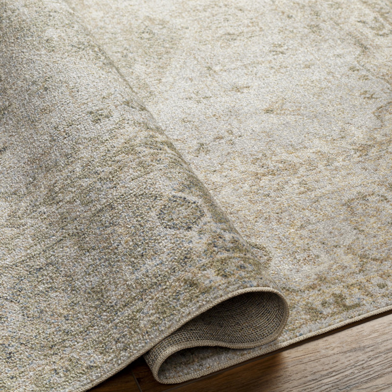 Tapis oriental en polyester tissé à la machine Binyer Kinyon, Rectangle 7 pi 10 po x 10 pi 2 po