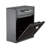Wall-Mount Secure Drop Box Mailbox with Key and Combination Locking System-48940354-49016835