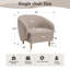 Chaise d'appoint moderne en tonneau rembourrée - ensemble de 2-1720746849
