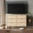 Rattan 6 Drawer Dresser-1989019813