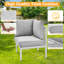 Chaise de coin en aluminium pour l'extérieur-1512352910