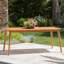 Table de salle à manger d'extérieur avec structure en bois d'acacia, teck