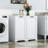 Laundry Cabinet With Doors And Shelf, Tilt-Out Laundry Hamper, Freestanding Style,  Adjustable Shelf