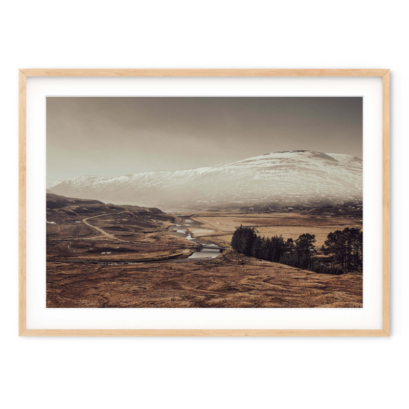 Scottish Highlands, 29" H x 40" W, Natural