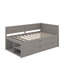 Lit de jour simple avec tiroirs et tablettes-813315601