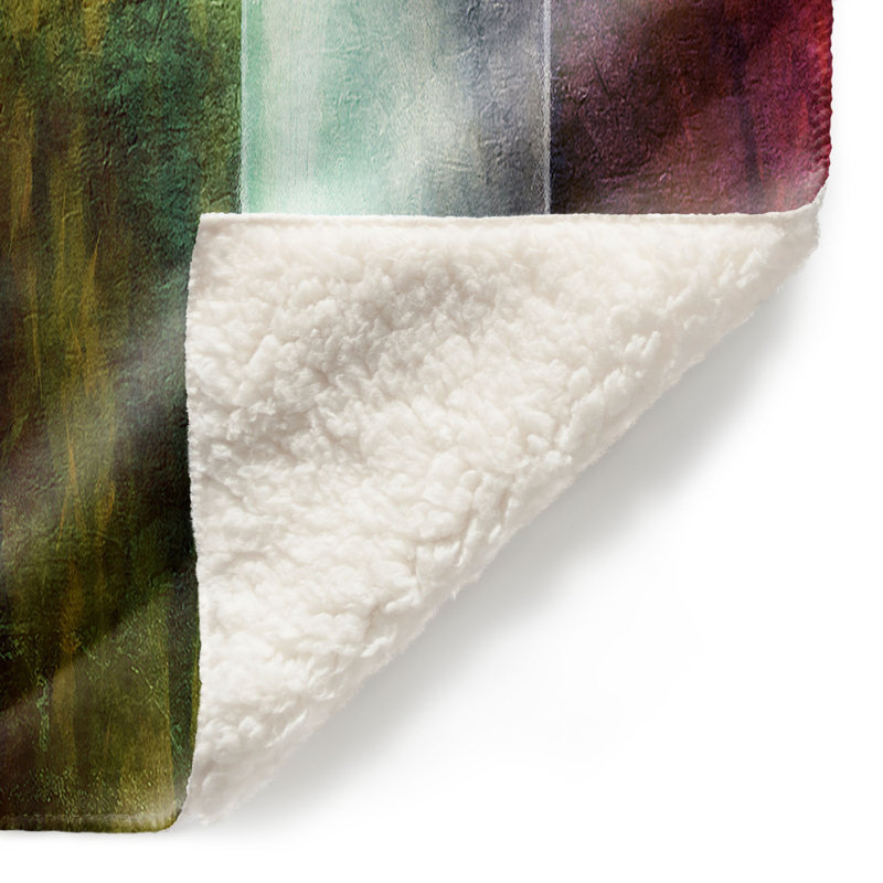 Hand Woven Throw Blanket, 51" x 60"