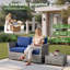 5 - Person Patio Conversation Set-1459368495