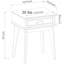 Ensemble de table Industrial Farmnouse Cofftee