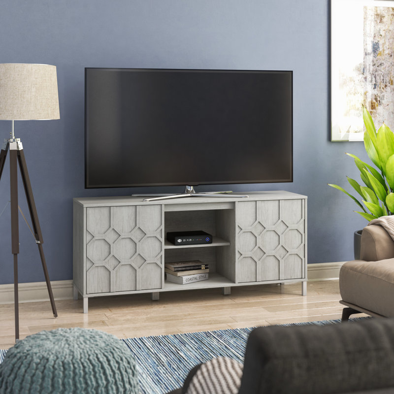 Shotwell Unfinished TV Stand for TVs up to 65", Sargent Oak