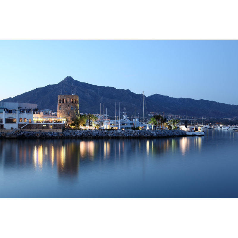 Puerto Banus, Marbella, Spain by Typhoonski - Wrapped Canvas Print, 30cm H x 46cm W x 3.8cm D