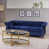 Velours bleu sélectionné