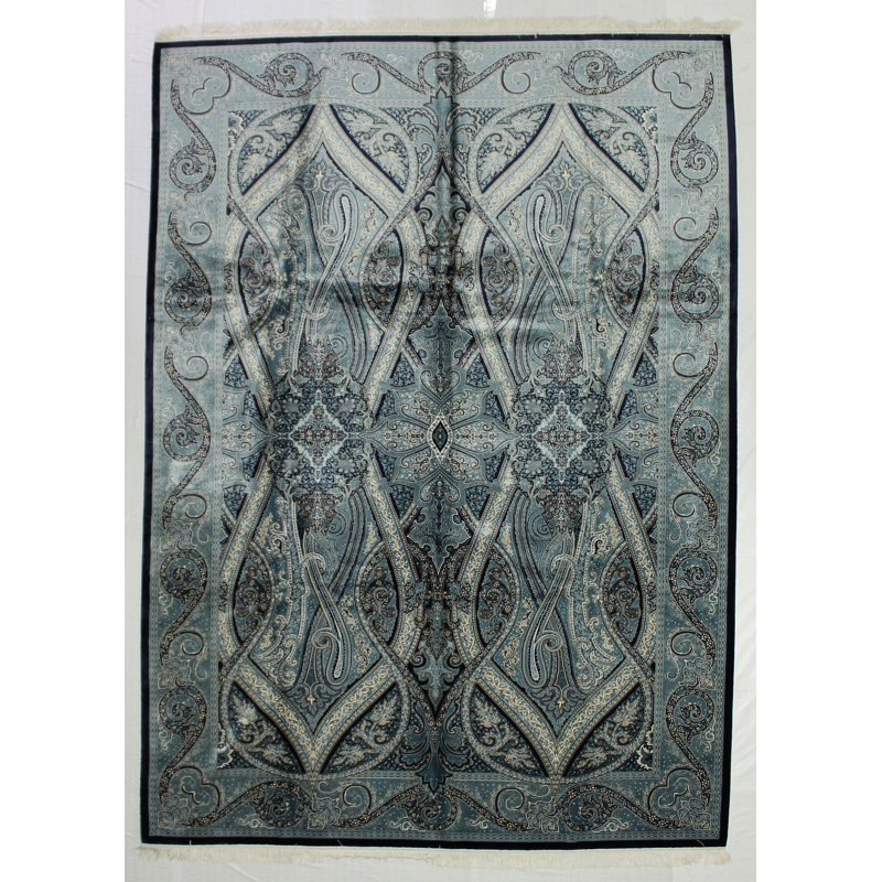 Tapis contemporain touffeté à la main 7 pi 9 po x 10 pi 10 po Antep