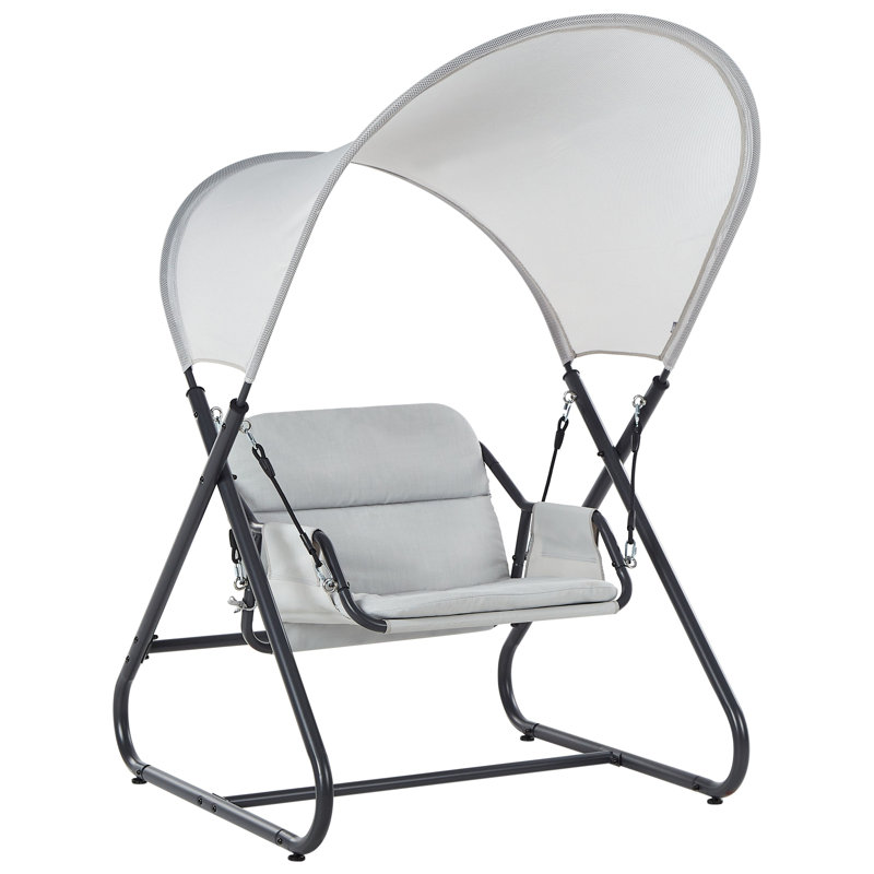Patio Swing SOLAGNA Metal , Light Grey