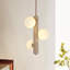 Luminaire suspendu moderne en pierre 3 lumières