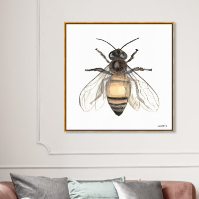 Animals Bee Insects  Graphic Art on Canvas