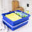ECR4Kids Letter Size Plastic Tray Organizer with Lids, Small, Storage Bins, 10-Piece-99895653-99895658