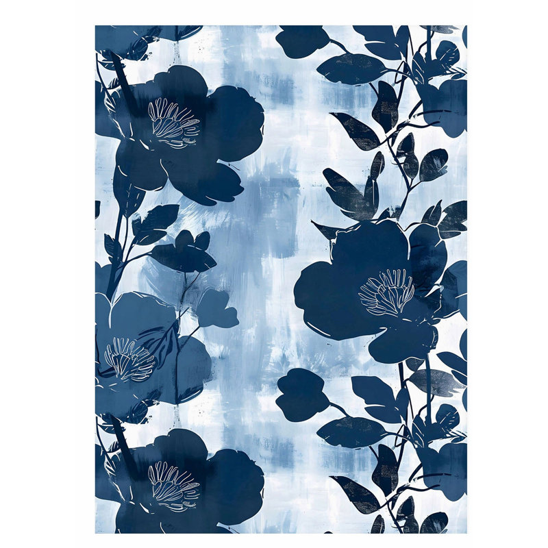 «Floral Floral Flower Dreams XVIII», reproduction d'art moderne sans cadre, H 10 po x l 8 po
