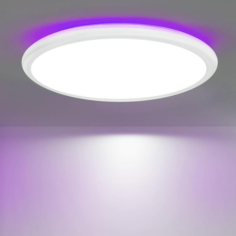 LED Semi Flush Mount, White