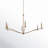 Ensley 6 - Light Steel Dimmable Chandelier-91094823