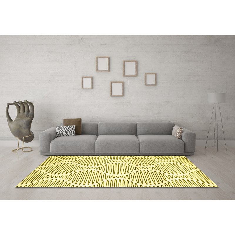 Performance Geometric Indoor Rug, Square 4'