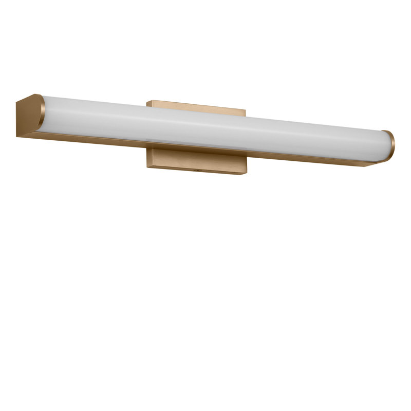 Cavitt LED Vanity, 3" H x 18" W x 3.1" D, Satin Brass