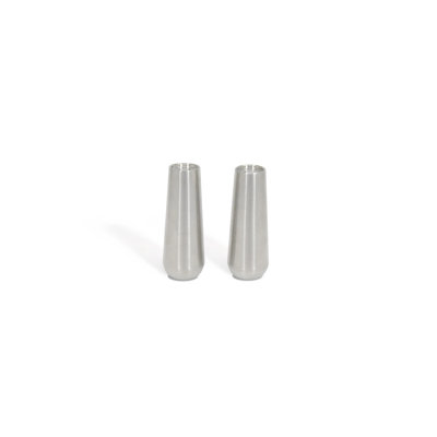 Bevel Stainless Salt & Pepper Set - 3Oz - Silver
