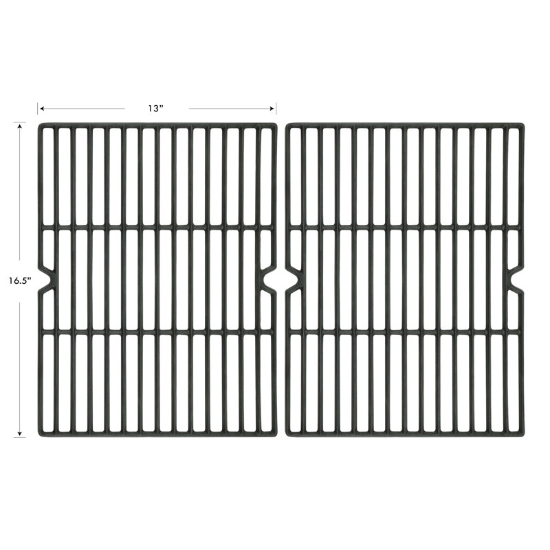 Permasteel 16.5'' W x 12.87'' D Steel Grill Grate
