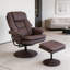 Fauteuil inclinable pivotant en cuir Scratch Cat-666049222
