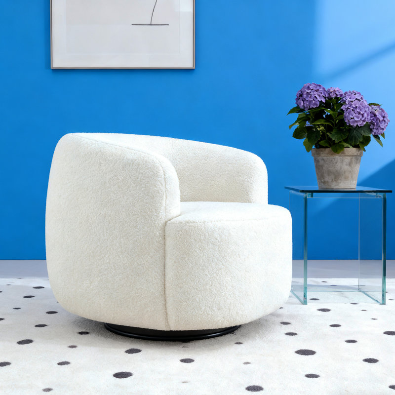 Chaise pivotante rembourrée Modern