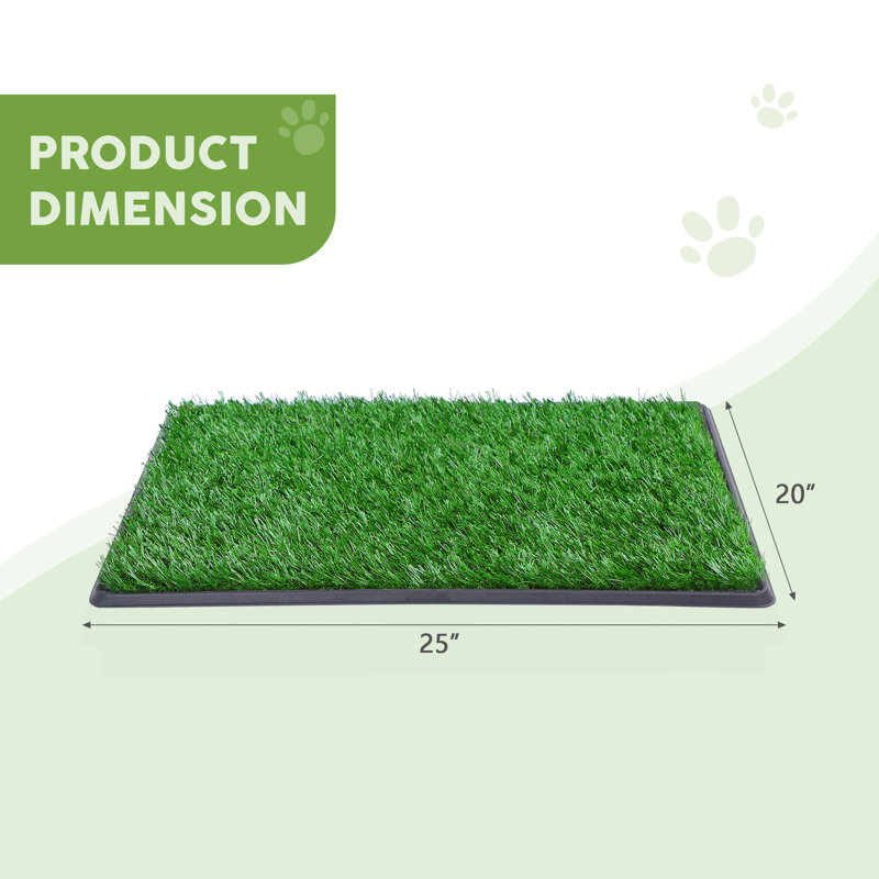 Pelouse Dariyon pour chien avec 2 remplacements