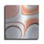  «Fluid Rings 2» par Annie Warren, art mural en métal, 12 po x 12 po-1193551145