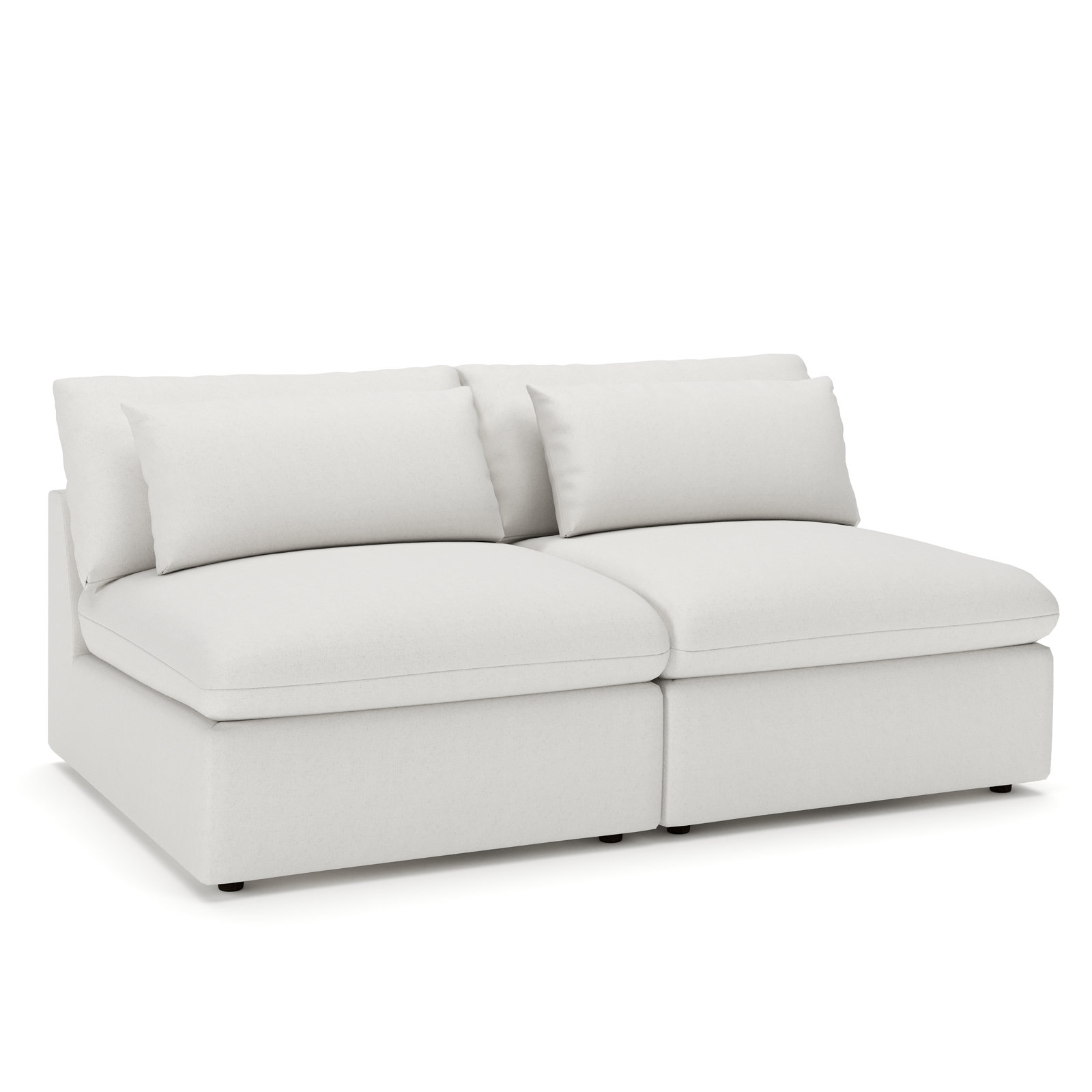 Remy 66'' Sofa, Macarena Beige Basketweave