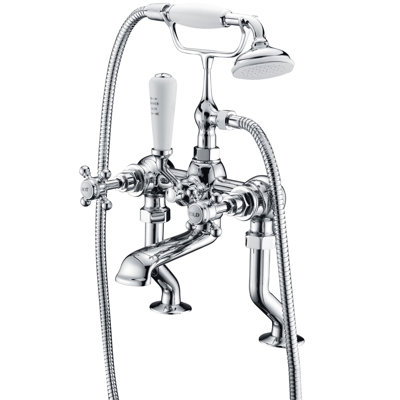 Gretel Deck Bath Shower Mixer Bath Filler with Diverter