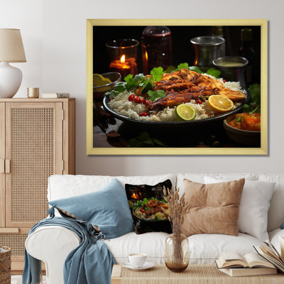 Cuban Cuisine Brown II, reproduction d'art sur toile