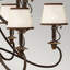 Bellingdon 15 - Light Shaded Chandelier