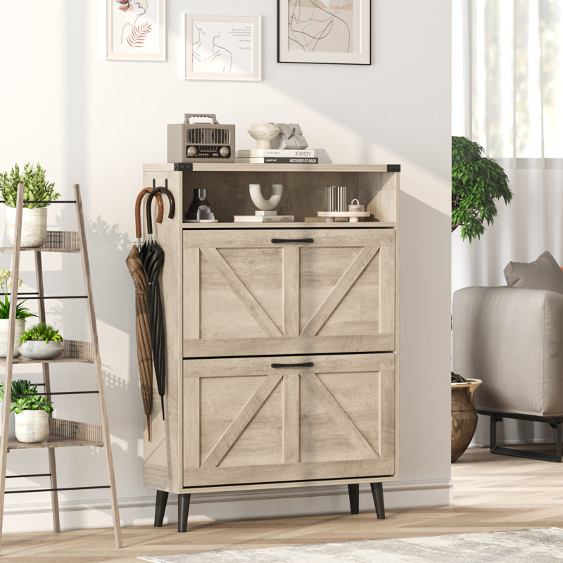 Armoire à chaussures, gris