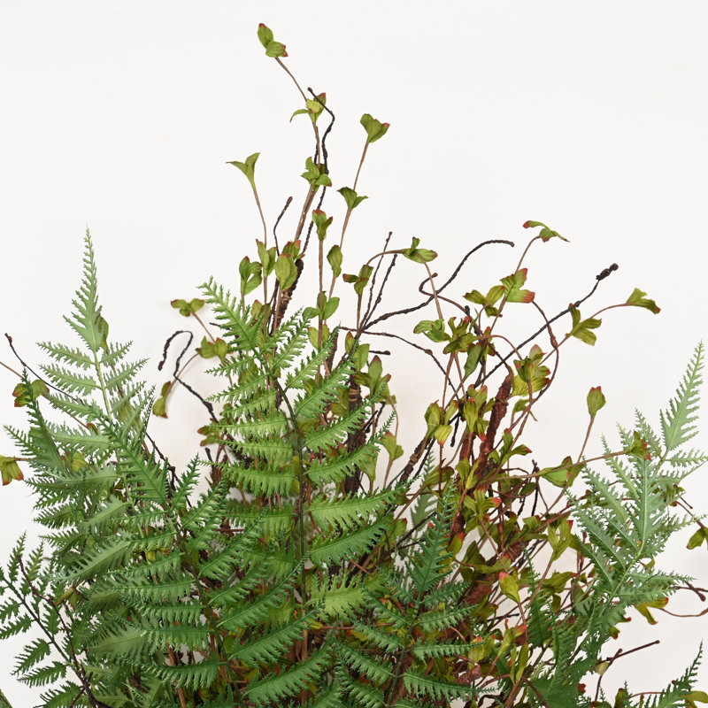 Branche de brindille artificielle de 36 po pour remplissage de vase, long feuillage campagnard printemps été pour fête de mariage