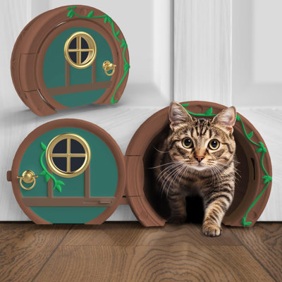 Indoor Cat Door, Cat Door For Interior Door, Pet Doors For Cat, Kitties And Kittens