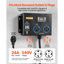 Commutateur automatique de charge pour véhicule électrique, NEMA 14-30, interrupteur répartiteur pour sécheuse et chargeur pour véhicule électrique, distribution intelligente de puissance 24A Max 240V avec disjoncteur, affichage en temps réel, pour véhicules électriques, fours, lave-vaisselle, ETL