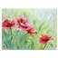 «Red Blossoming Poppies II», peinture sur toile-59842528-59842529