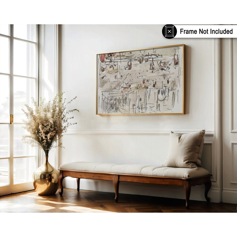 Dessin abstrait, 16"H x 20"W, Poster, Unframed