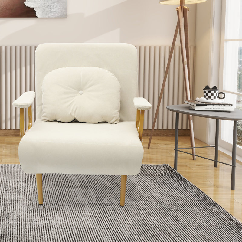 Convertible Folding Sofa Bed, White