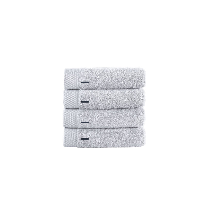 Merikas 4 pcs Hand Towels, I, Hand Towels - 4 Pack, Silver