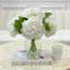 Hydrangea Centerpiece In Vase-407313115