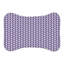 Tapis mauve en forme d'os 1 pièce