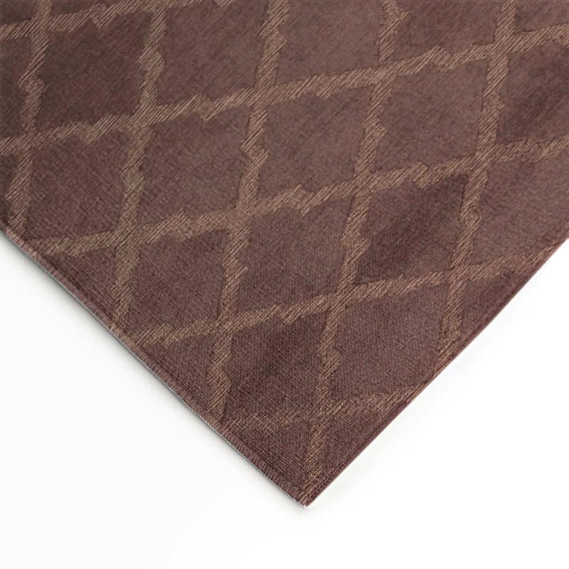 Tapis brun intérieur et extérieur Trellis, Rectangulaire 3 pi x 5 pi