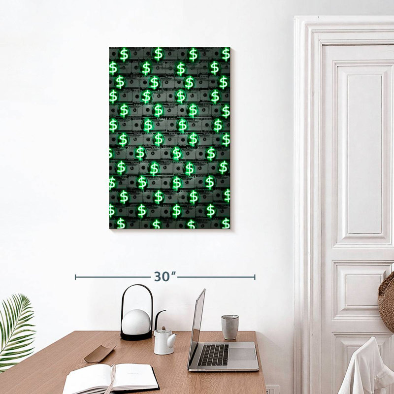 Kerner Money Money Money, 30" H x 20" W